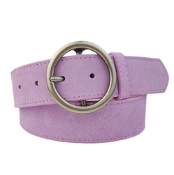 Genuine Cow Suede Leather Belt