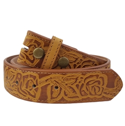 Embossed Rose Belt Strap Only