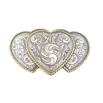 Triple Heart Buckle