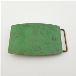 Brass Distressed and Hammered Belt Buckle with Patina effect